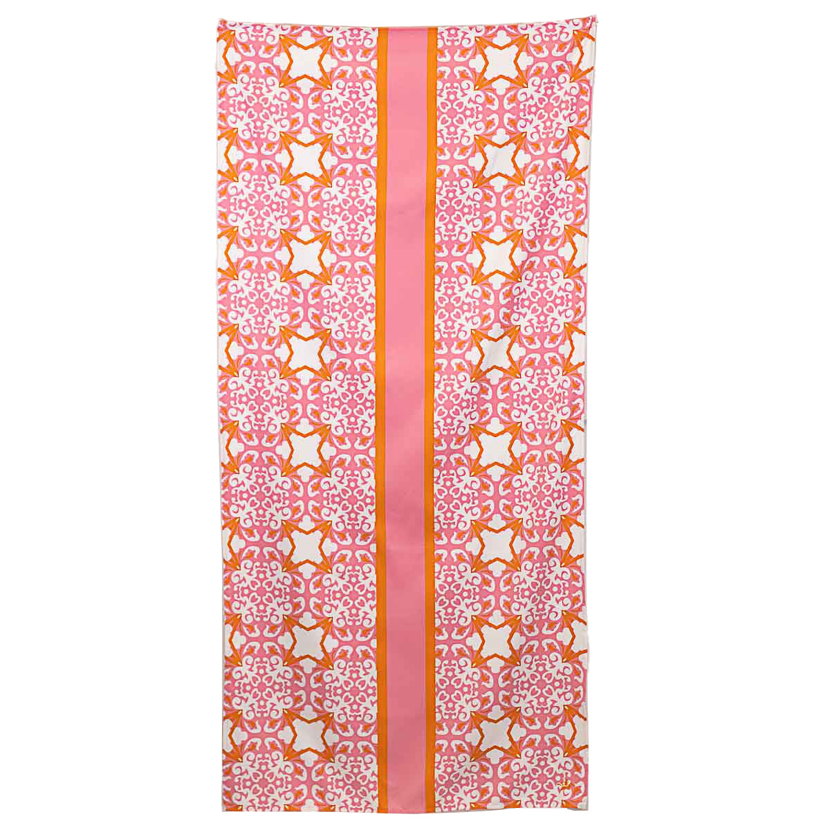 Palace Tile Quick Drying Beach Towel In Pink