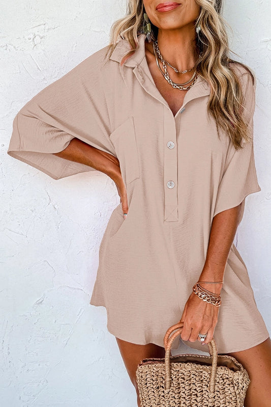 Taking Care Of Business Romper In Taupe