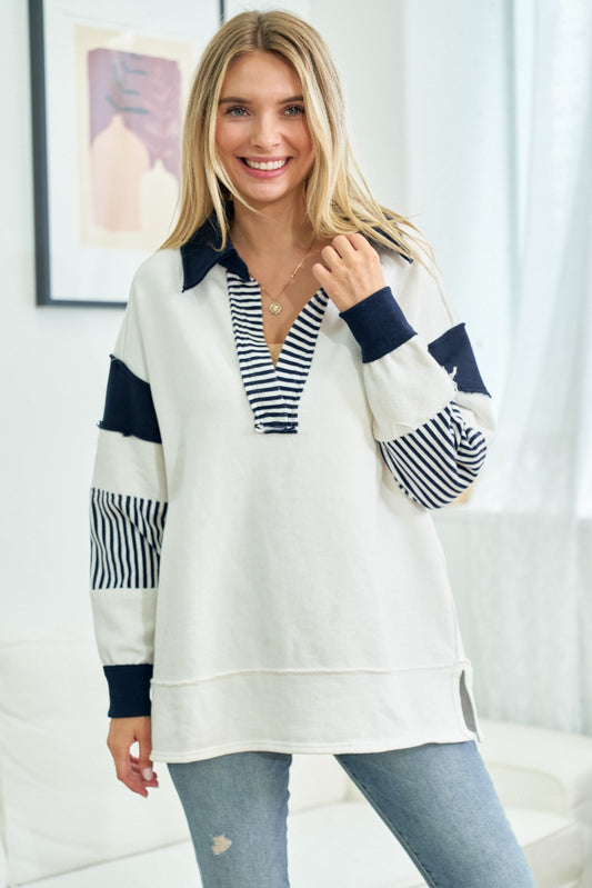 Sunkissed Pullover In Navy
