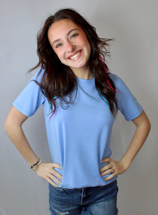I65 Tee In Spring Blue