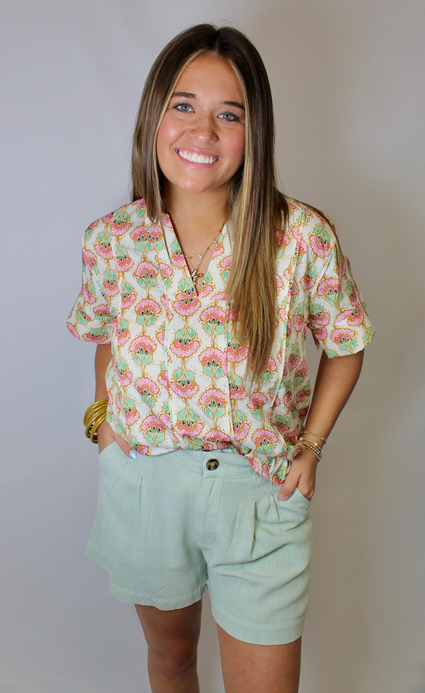 Work For It Shorts In Mint
