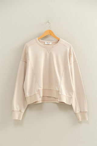 No Bad Days Sweatshirt- Taupe