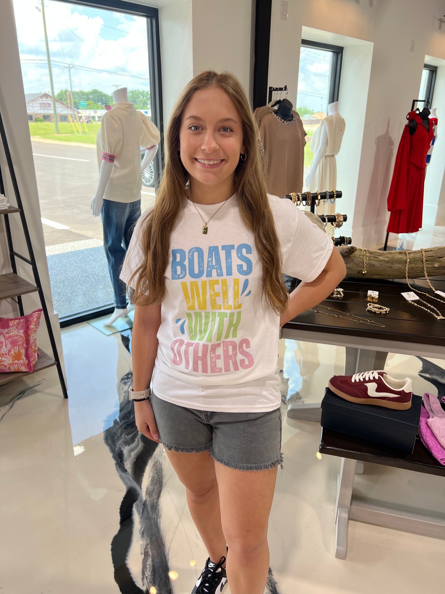 Boats Well With Others Tee