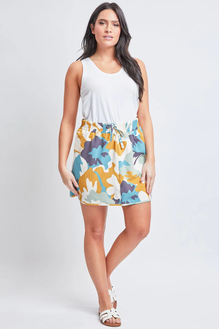 Sunny Errands Skort- Modern Camo