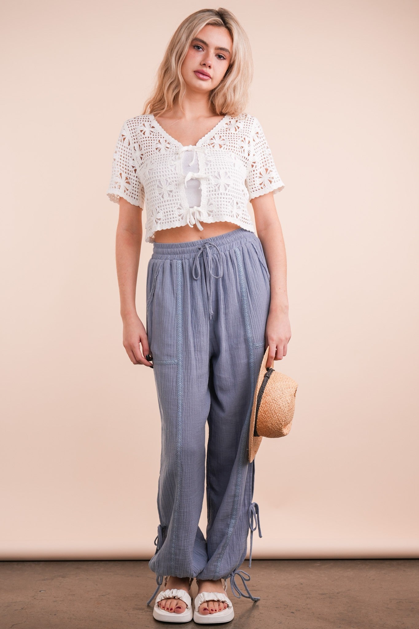 The Harem Pant- Denim