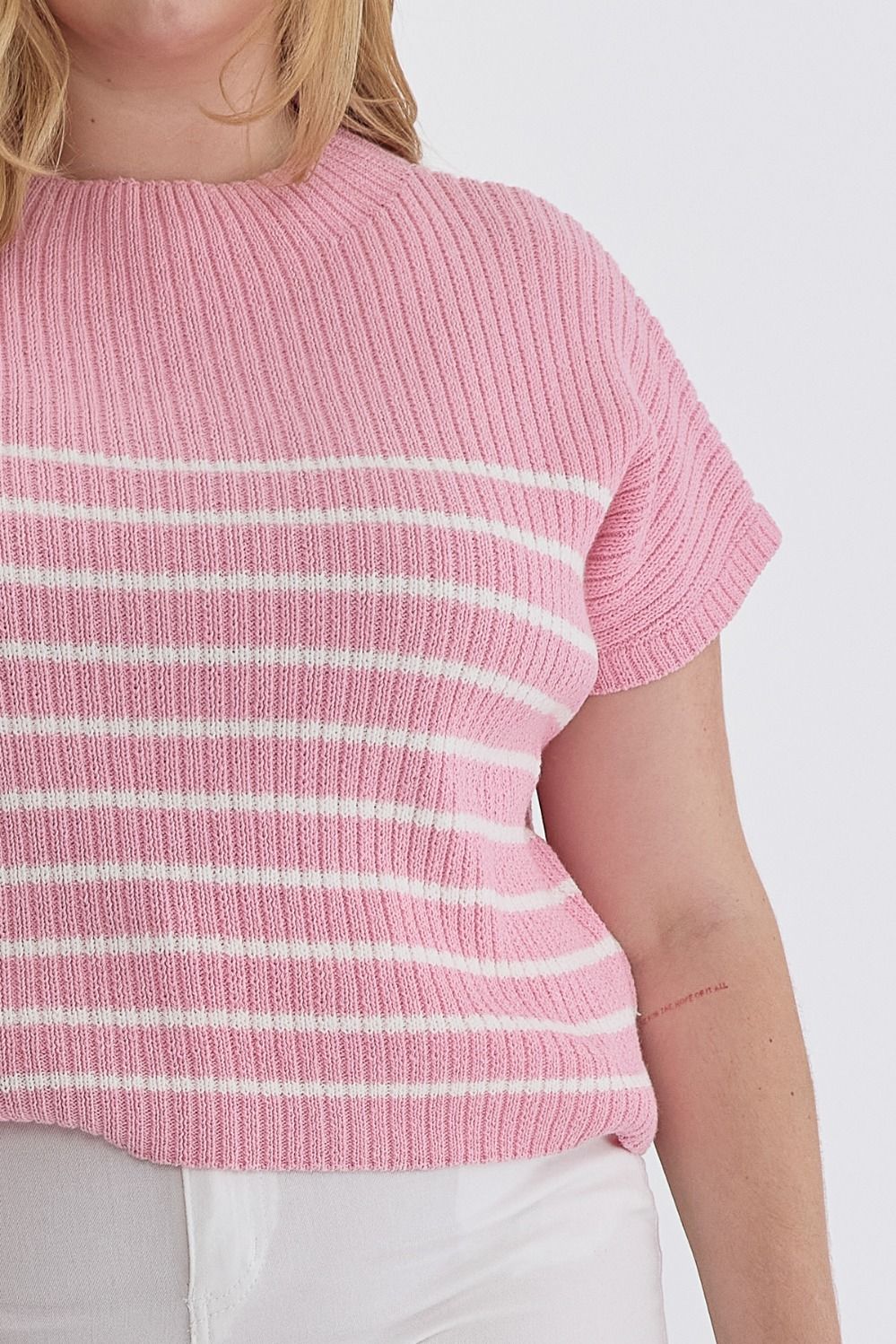 Curvy Peonies Top