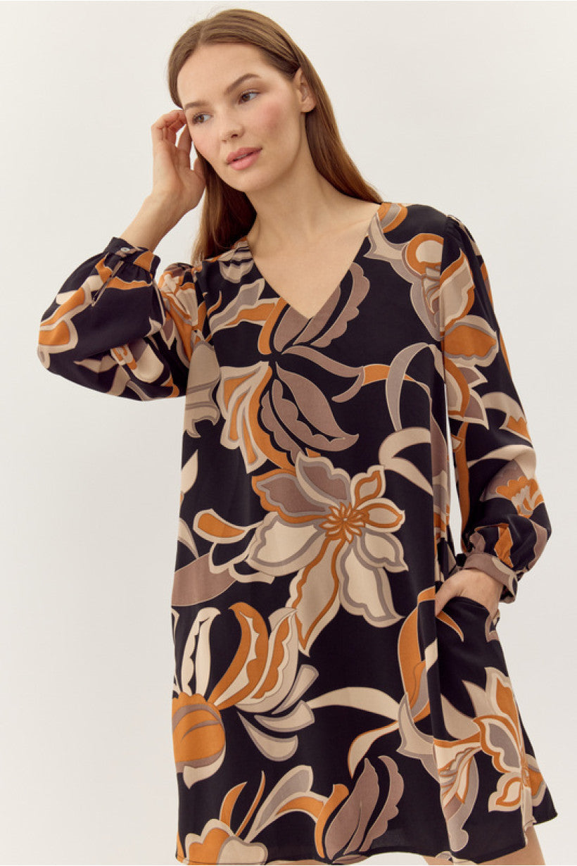 Fall Flowers Dress