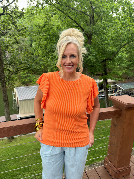 The Golden Hour Top- Orange