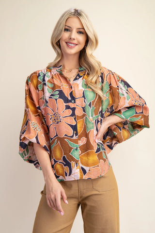 Warmth Of Fall Blouse