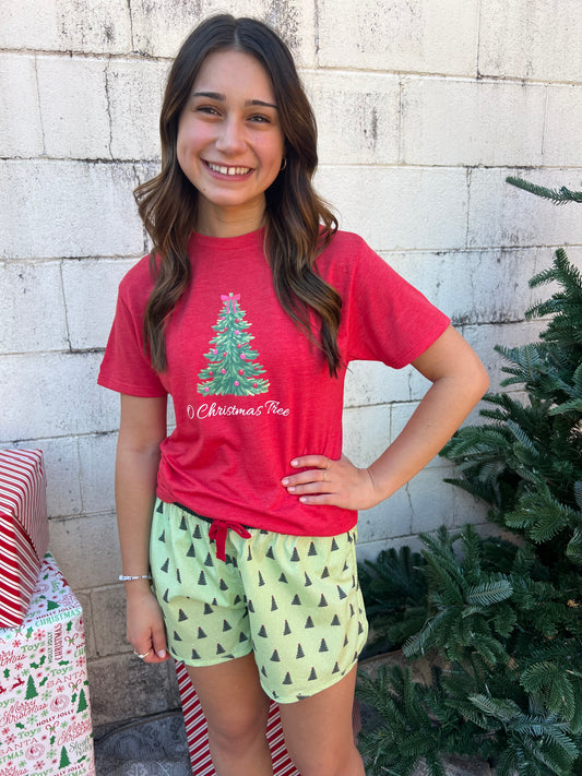 Noelle Tree Sleep Shorts