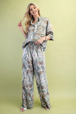 Whimsical Dreamer Pant- Sage