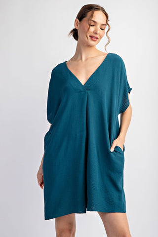 Curvy Teal Me About It Dress