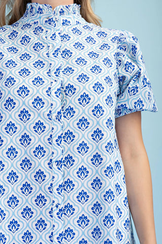 The Tanya Midi Dress- Cobalt
