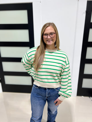 Forever And For Always Sweater- Green