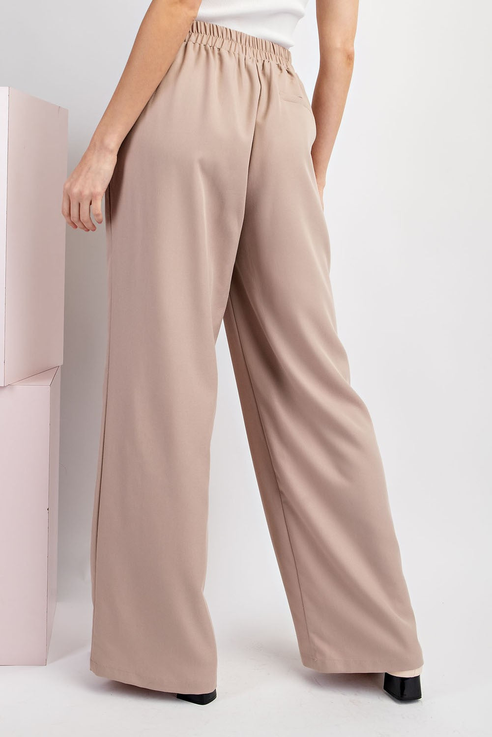 Meeting On A Monday Pants In Taupe