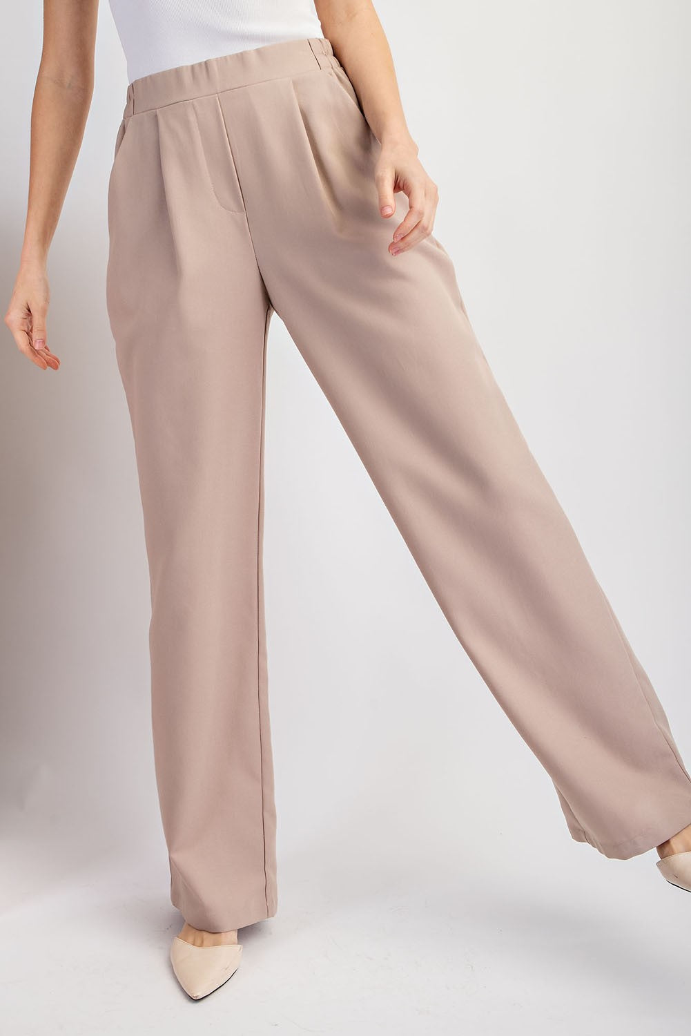 Meeting On A Monday Pants In Taupe