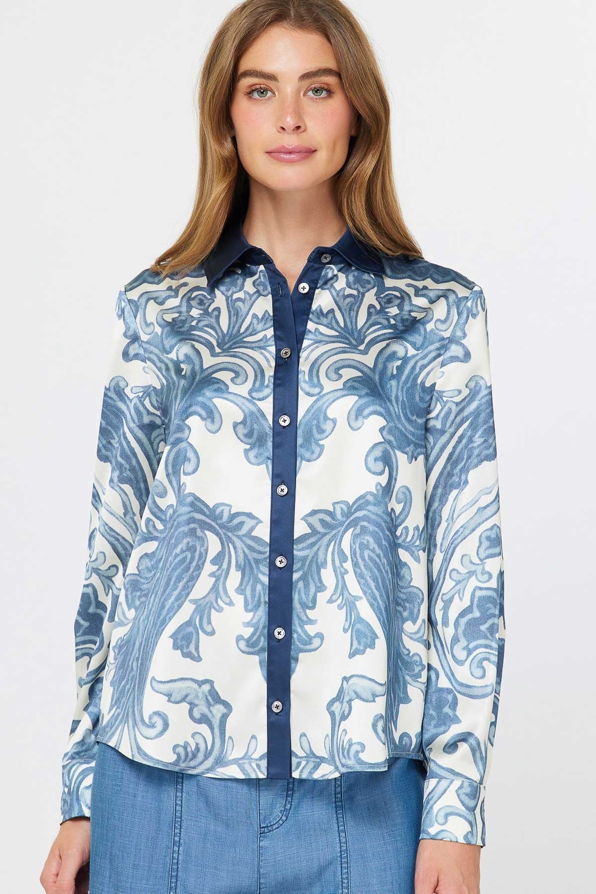 Lovely Thoughts Collared Shirt