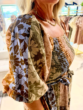 Fall Medley Midi Dress