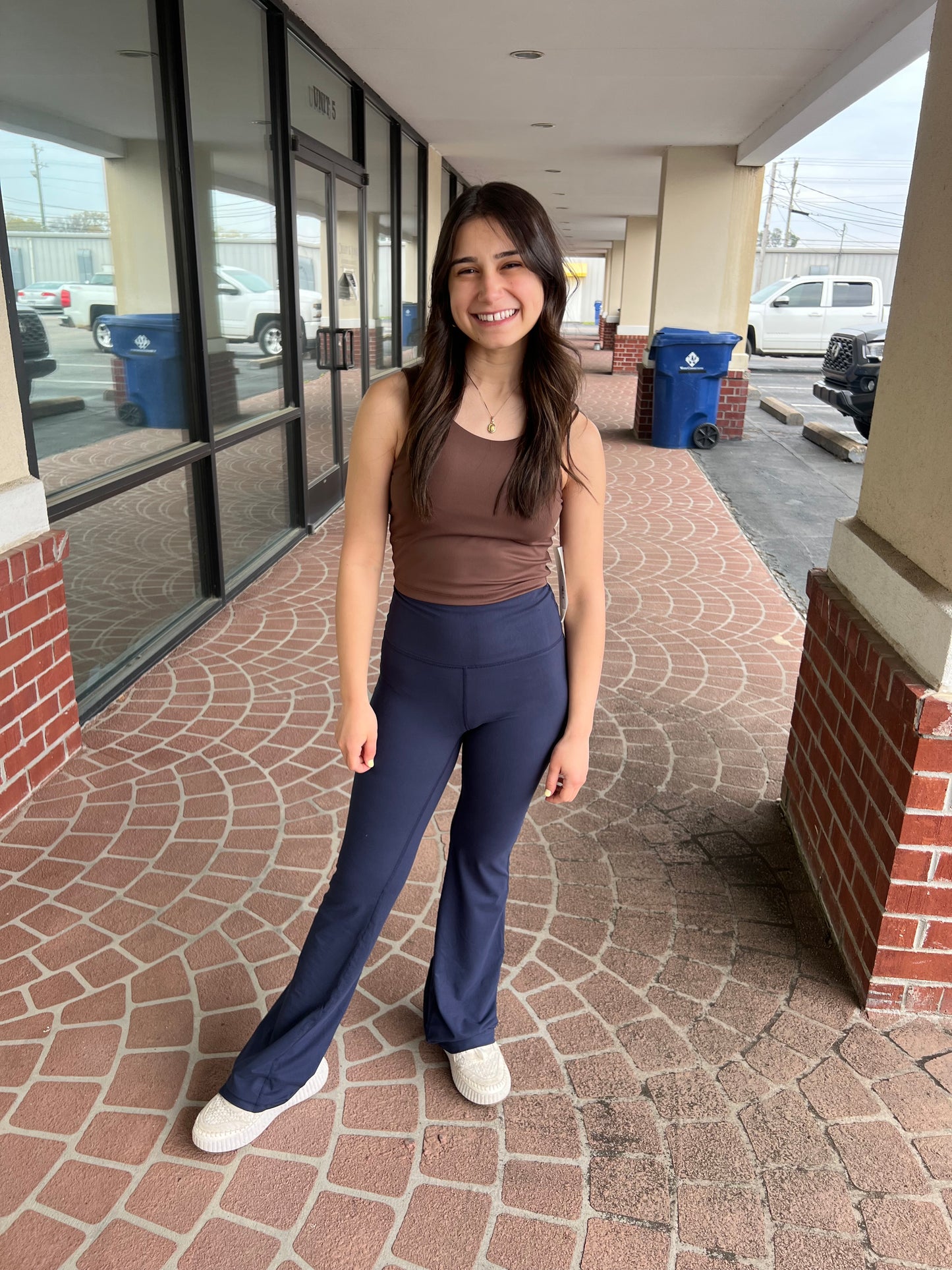 Ashley Yoga Pants- Navy