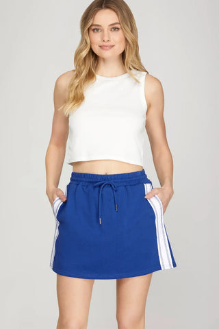 Gametime Mini Skirt /Royal Blue