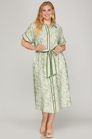 Curvy Countryside Charm Dress