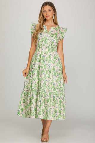 Emerald Isle Midi Dress