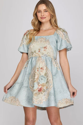 The Whistledown Dress/Blue