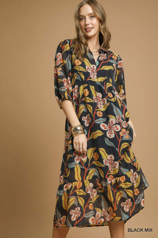 Free Spirit Dress- Black