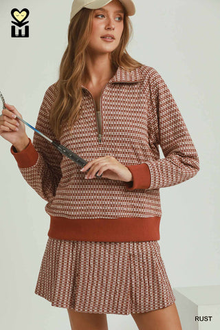 Nova Pullover- Rust