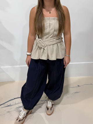 Pull On Wide Leg Pants