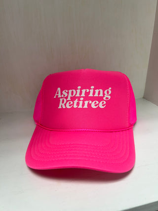 Aspiring Retiree Trucker Hat