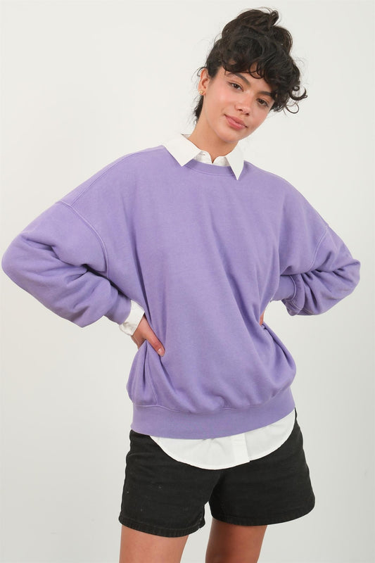 Crewneck Sweatshirt- Lavender