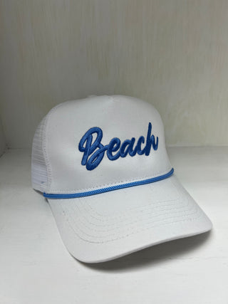 Beach Trucker Hat- Blue