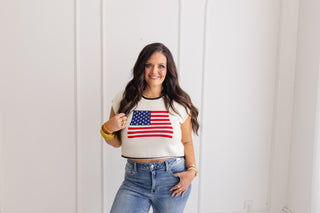 Freedom Sleeveless Top-Cream