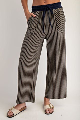 The City Stripe Pant - Dry Herb