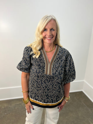 Emery Printed Top