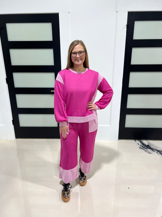Two-toned Set- Magenta