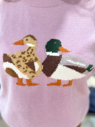 Mallard Knit Sweater- Lavender