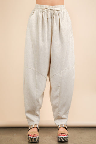 Barrel Comfy Pant- Oatmeal