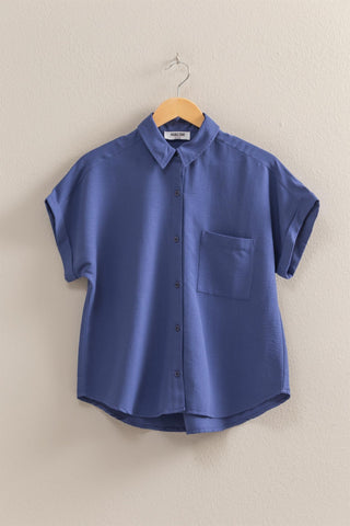 Last Impression Top- Blue