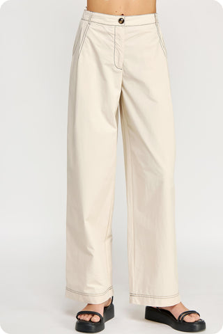Business Baddie Pants- Taupe