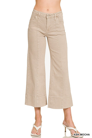 Good Day Cropped Pant- Ash Mocha