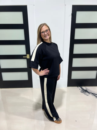 Scuba Knit Pant- Black
