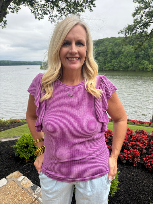 The Golden Hour Top- Purple