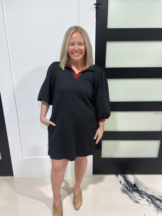 Shopping Tiffany Dress- Black
