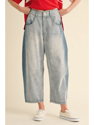 Megan Washed Denim Pant