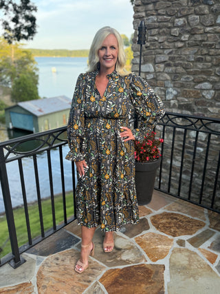 October Nights Dress- Black