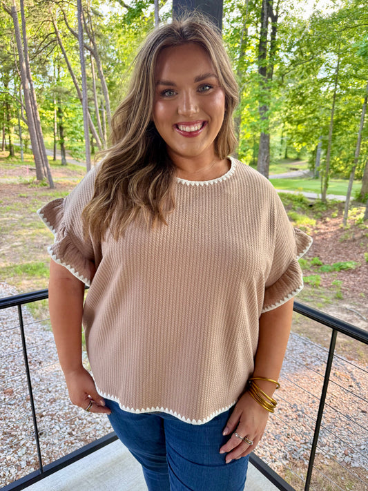 Curvy Sunkissed Top