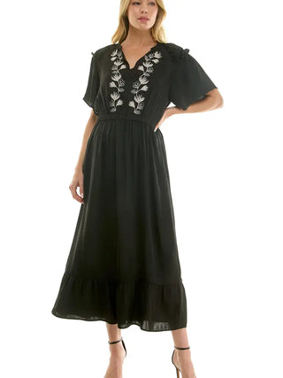 New York Minute Maxi Dress- Black