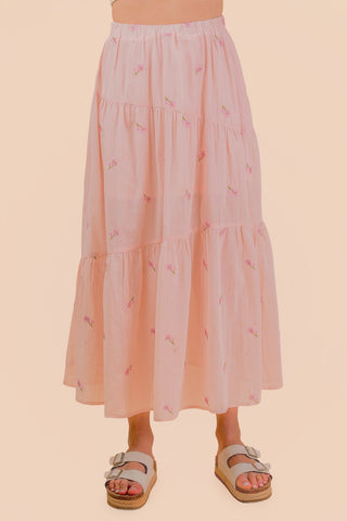 Blossom Breeze Midi Skirt